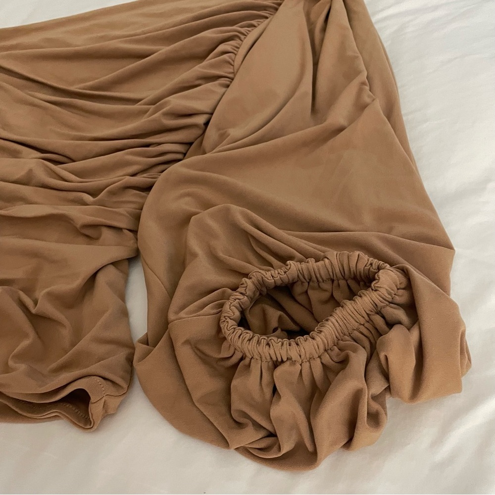 REVOLVE Majorelle Dani One Shoulder Bodysuit in Toffee Nude - Picture 3 of 5